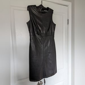 Faux leather Karl Lagerfeld dress